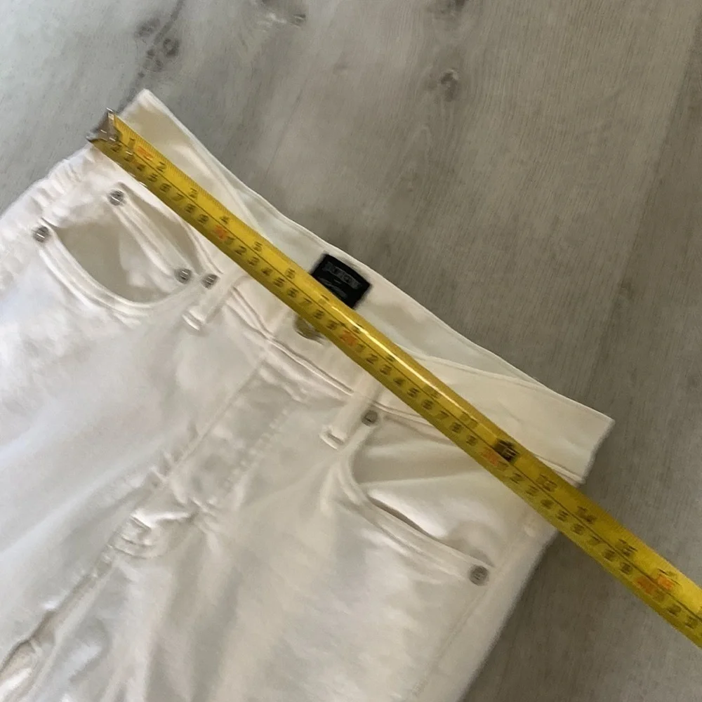 J. Crew Factory hi-rise white skinny jeans‎ Size 26